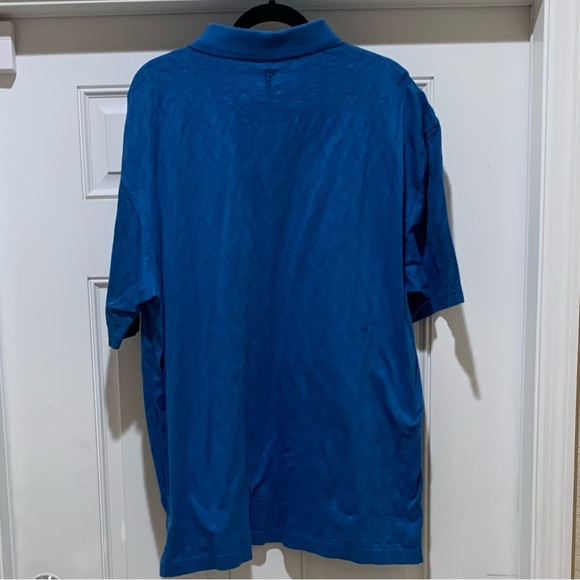 🔴 GOLF POLO ASHWORTH BANDON DUNES Oregon Golf Links Argyle Pattern BlueXXL - Picture 4 of 9